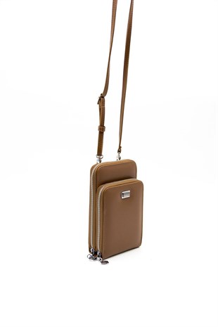 Silver & Polo Taba - Taba SP1011 Kadın Askılı Cüzdanlı Telefon Çantası