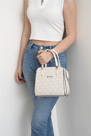 Silver & Polo Taş - Kemik SP1136 Kadın El Çantası