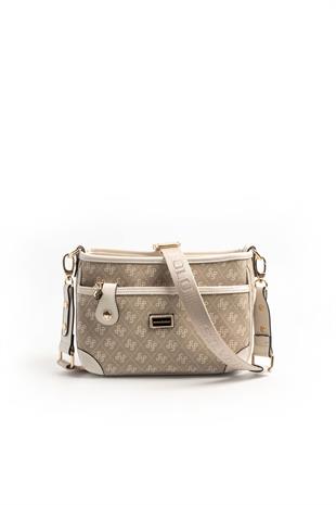 Silver & Polo Taş - Kemik SP1160 Kadın Çapraz Çanta