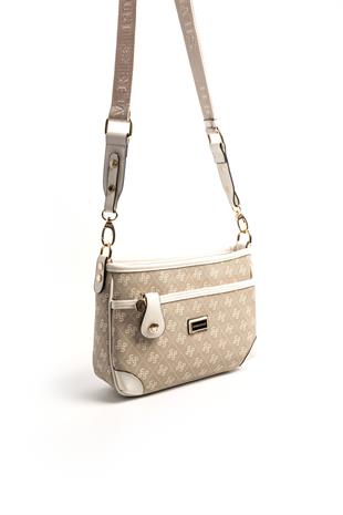 Silver & Polo Taş - Kemik SP1160 Kadın Çapraz Çanta