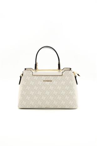 Silver & Polo Taş - Kemik SP913 Kadın El Çantası