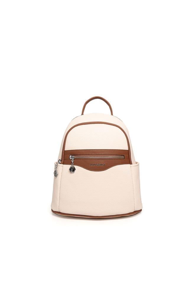 Silver & Polo SP1161 Kadın Sırt Çantası Petek Bej-Taba