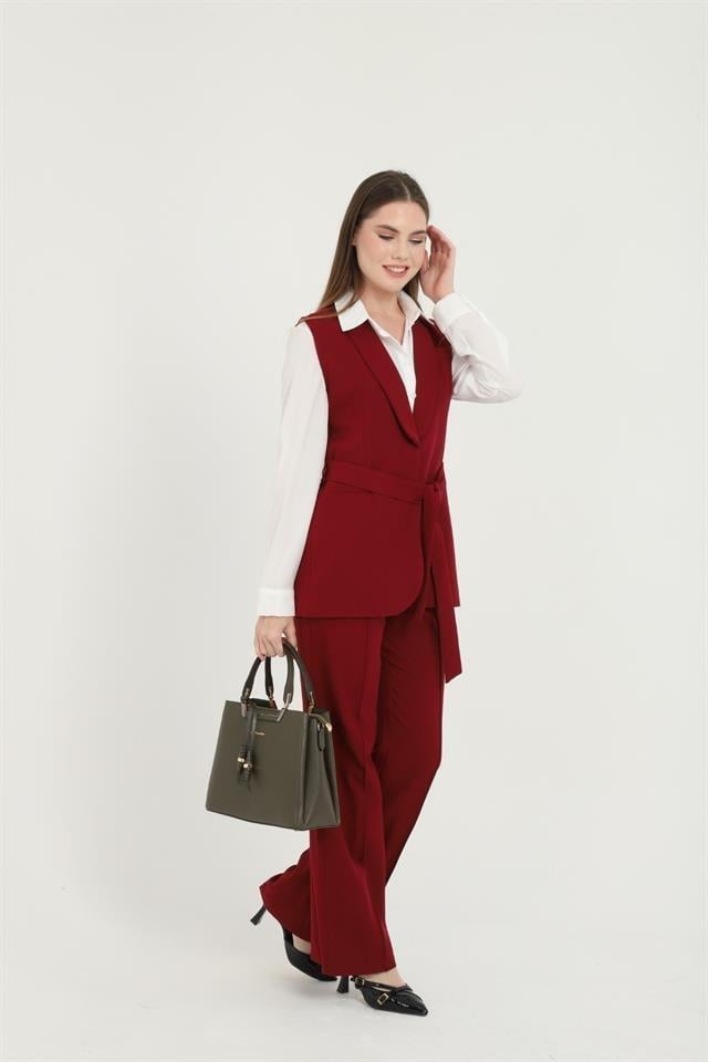 Silver & Polo SP969 Kadın El Çantası Düz Zeytuni-Zeytuni