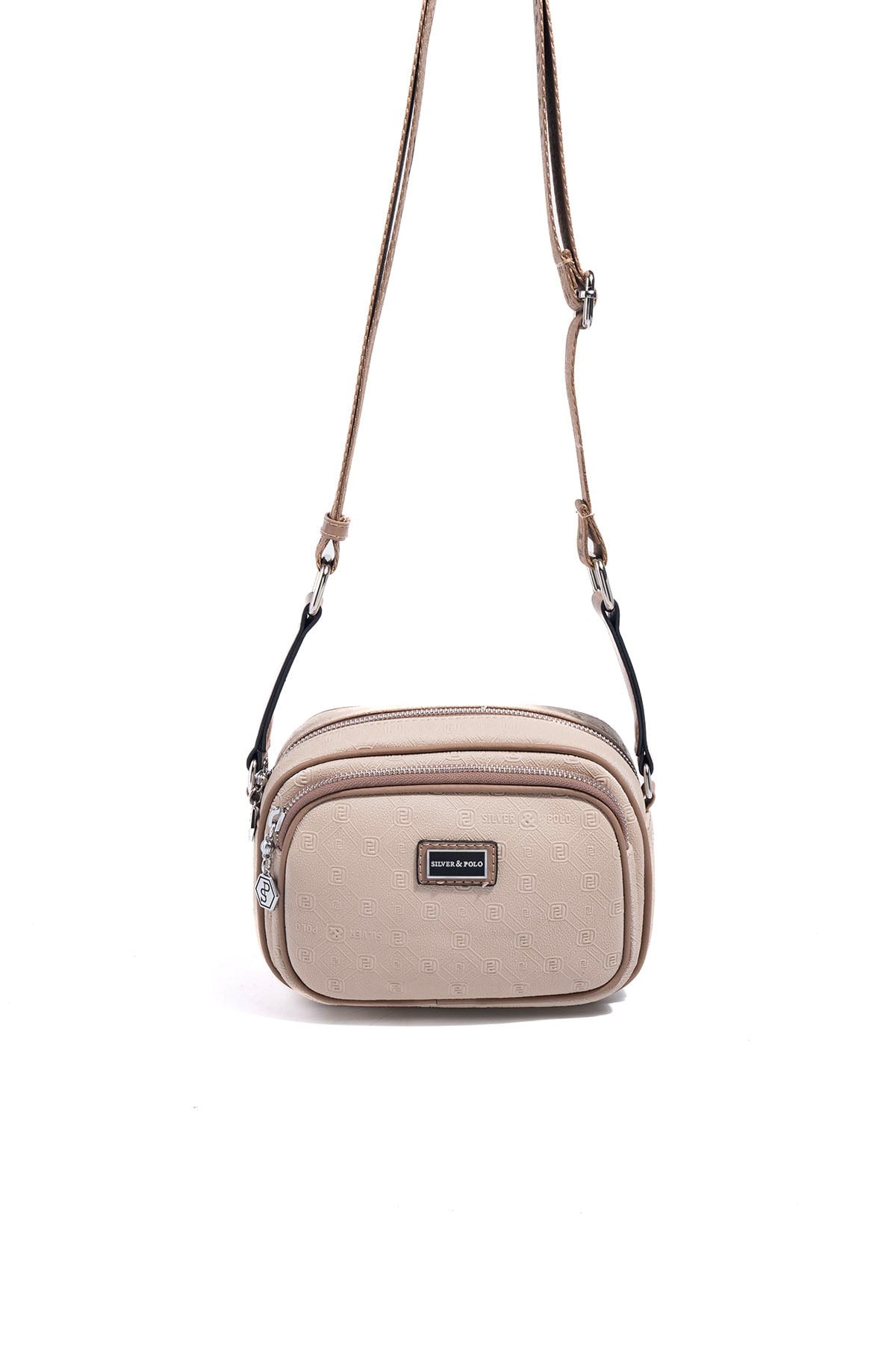 Silver & Polo SP1111 Kadın Çapraz Çanta Fashion Bej-Latte