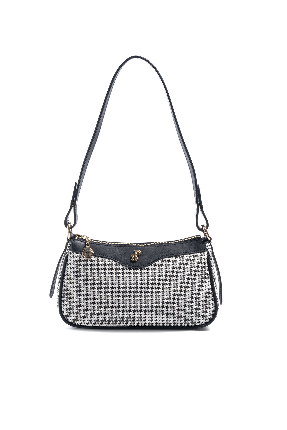 Silver & Polo SP1274 Kadın Çapraz Çanta King Desen Siyah