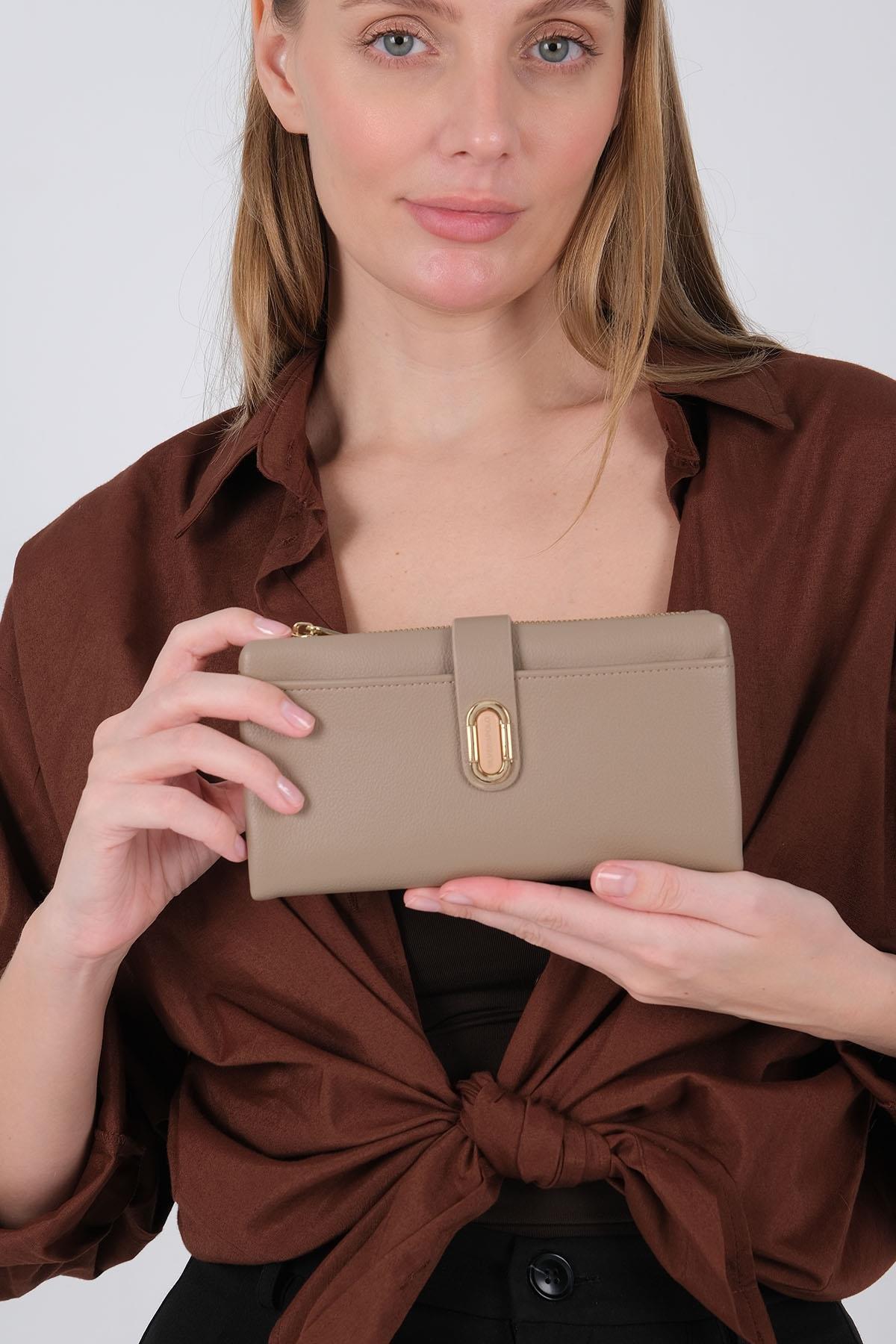 Silver & Polo SP1198 Cüzdan & Kartlık  Vizon