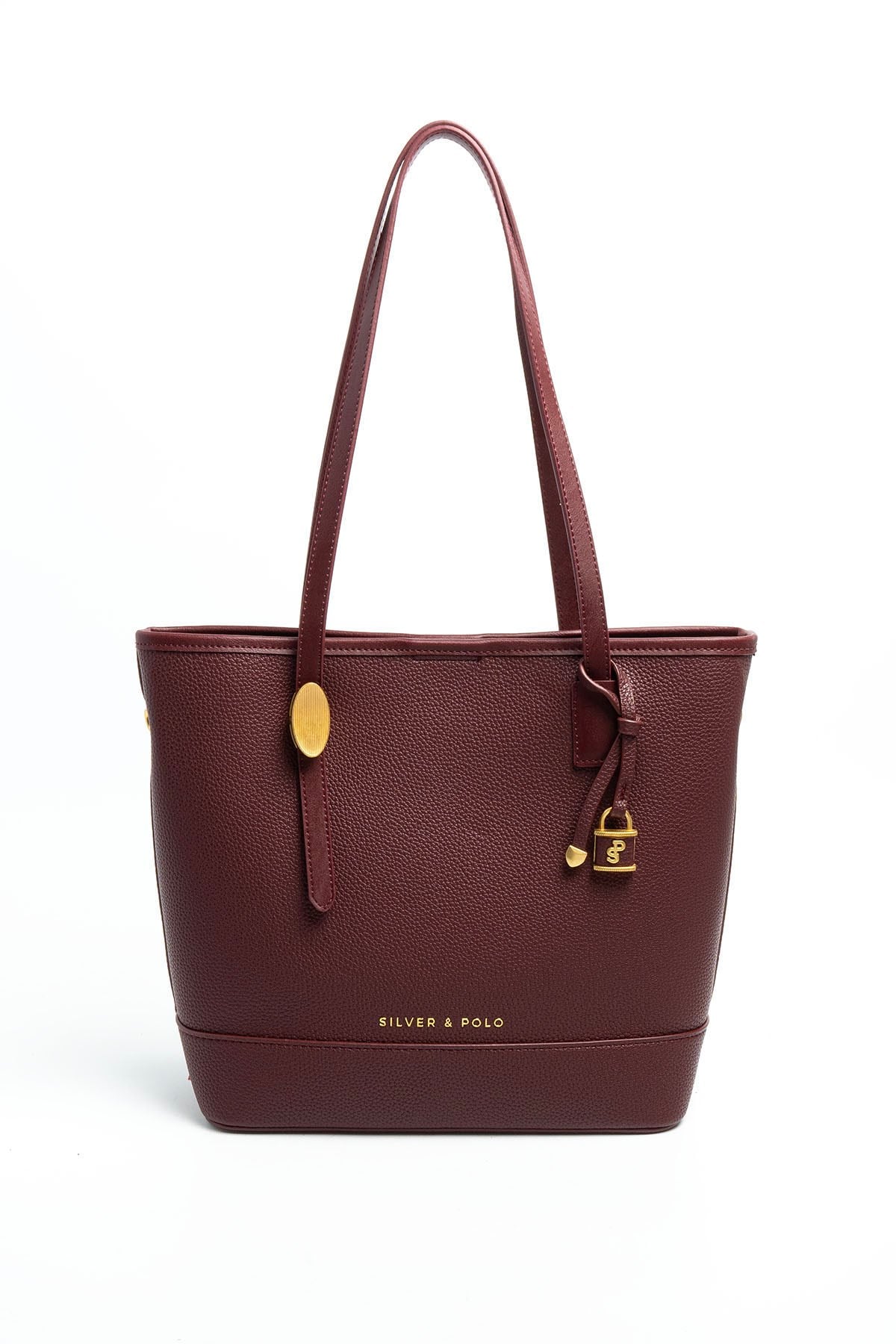 Silver Polo SP1243 Kadın Omuz Çantası Mini Rolax Bordo-Bordo