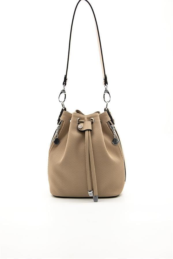 Silver Polo SP1137 Kadın Omuz Çantası Petek Nut-Nut