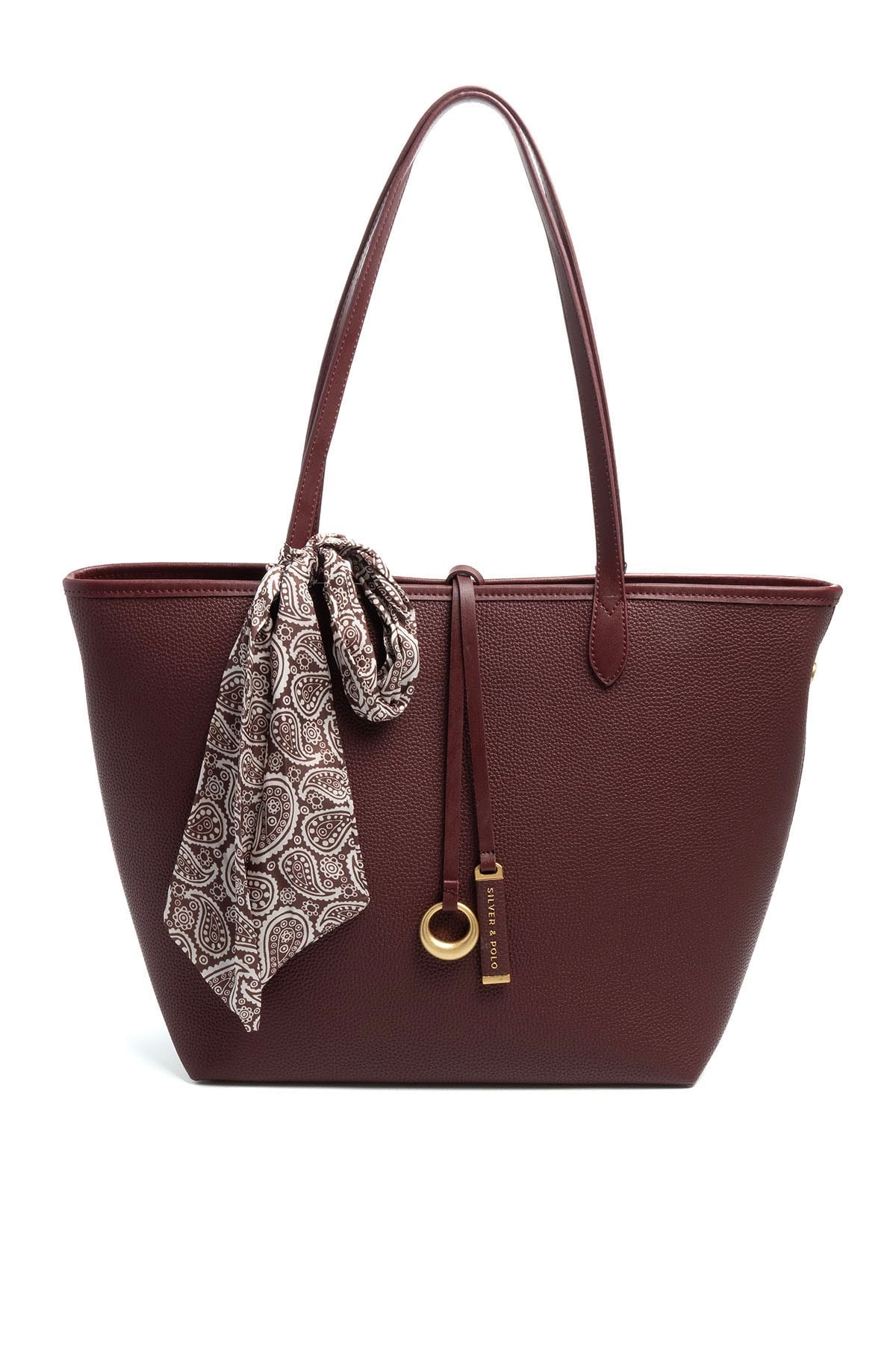 Silver Polo SP1247 Kadın Omuz Çantası Mini Rolax Bordo-Bordo