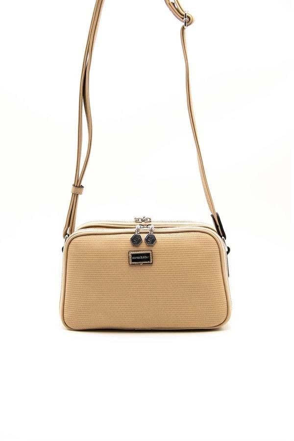 Silver & Polo SP899 Kadın Çapraz Çanta Petek Nut