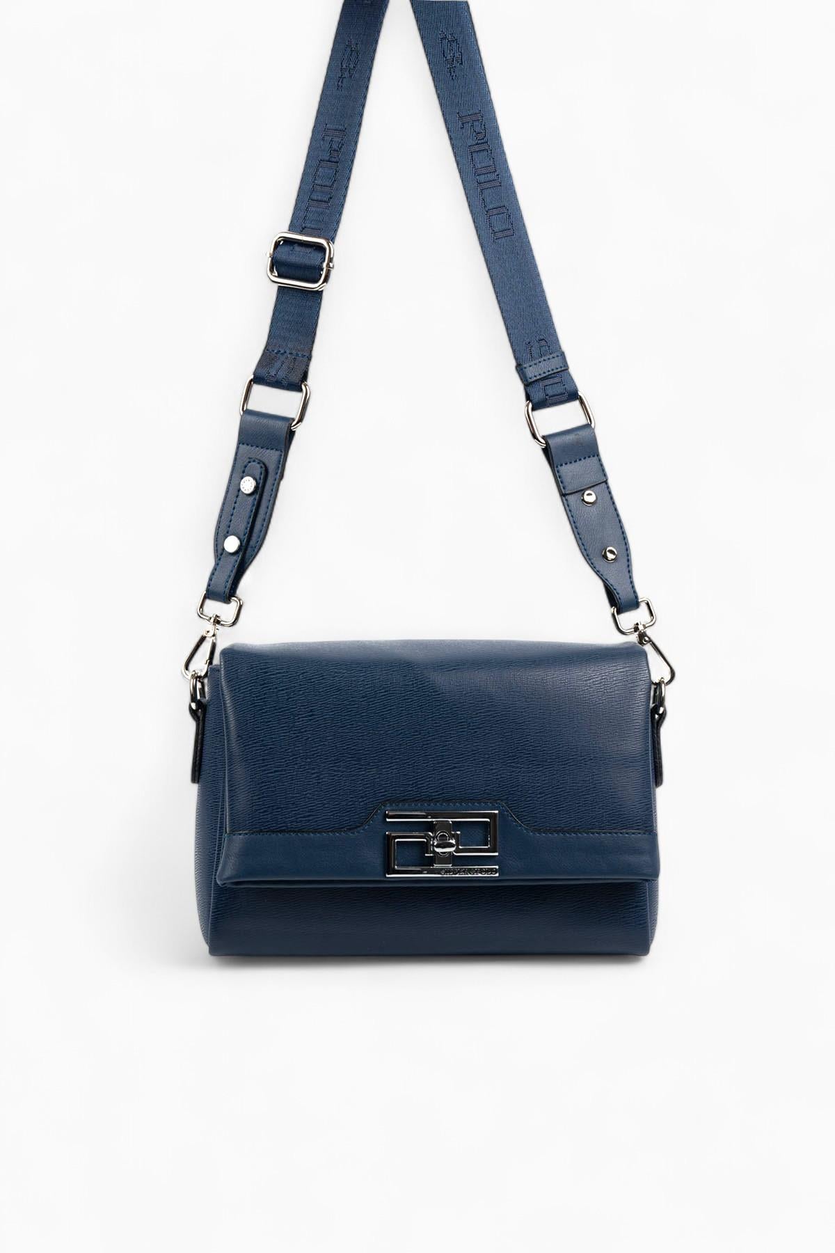 Silver & Polo SP1257 Kadın Çapraz Çanta Düz Lacivert