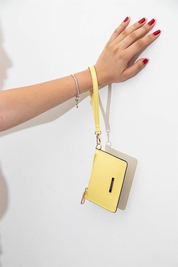 Silver & Polo SP1097 Kadın Cüzdan & Kartlık Düz Sarı