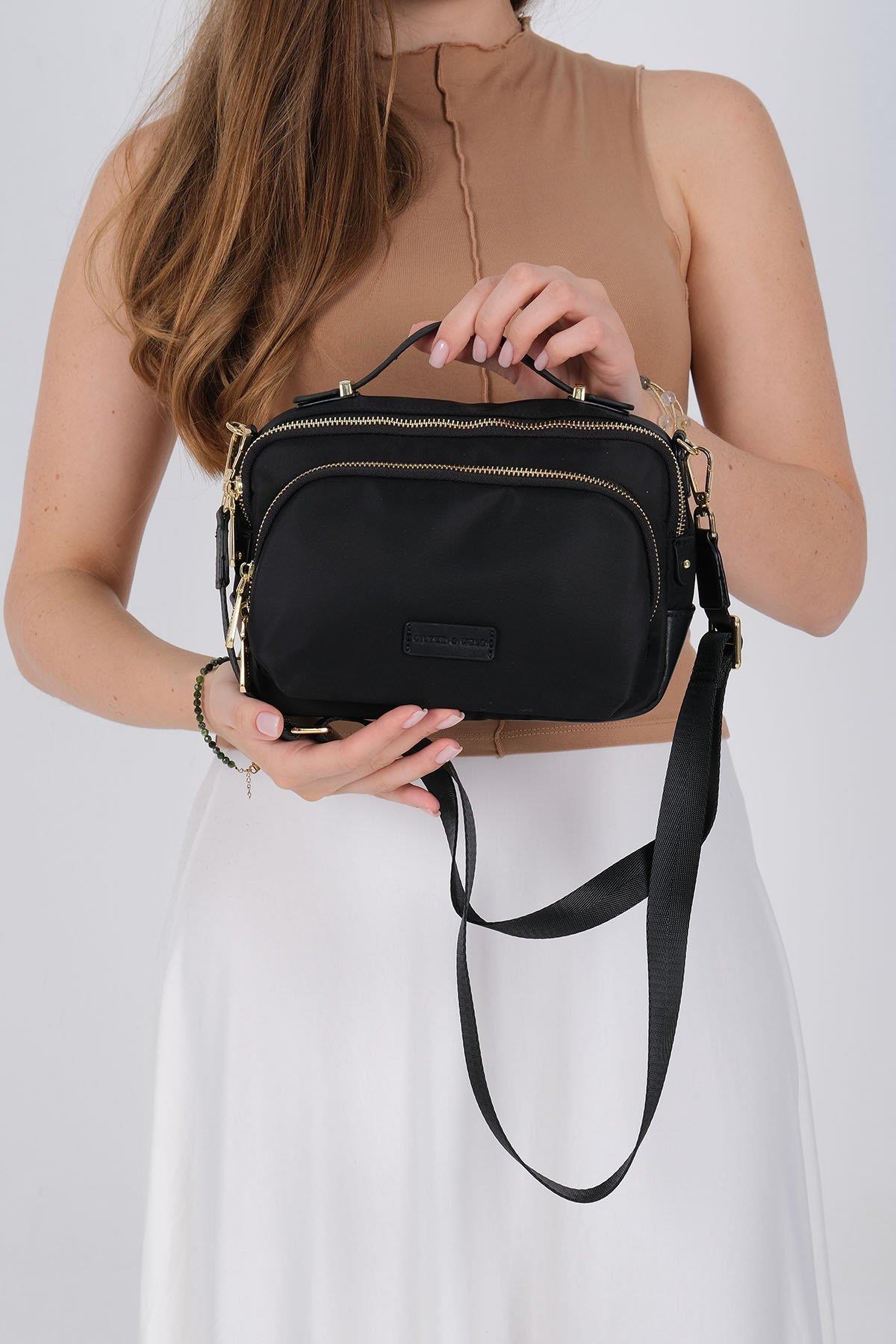 1221 Kadın Çapraz Çanta  Siyah