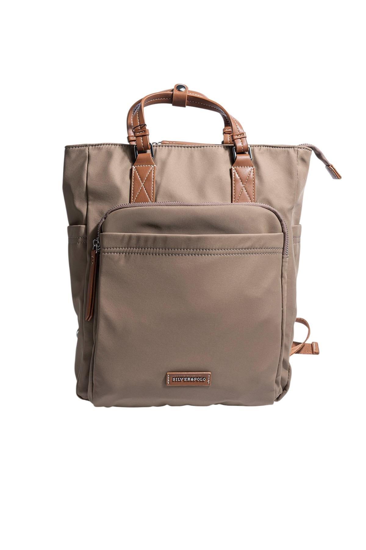 Silver & Polo SP1226 Kadın El Çantası  Vizon-Taba