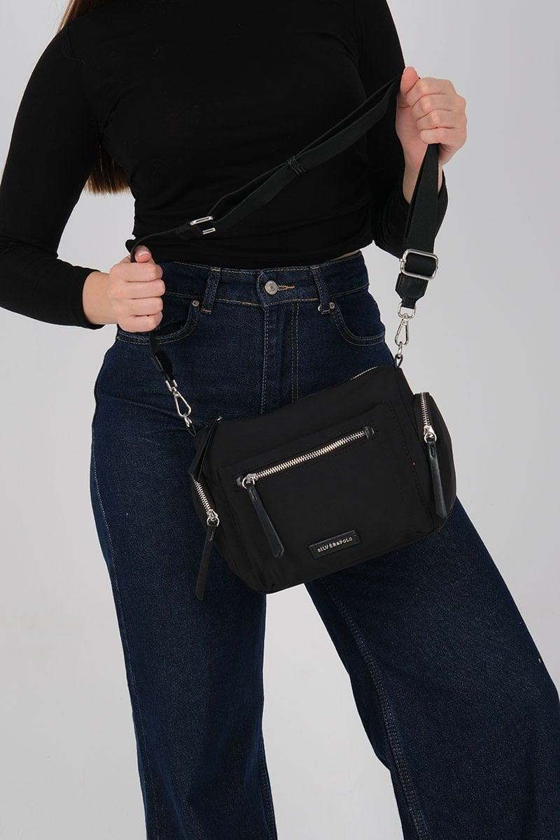 Silver & Polo SP1229 Kadın Çapraz Çanta  Siyah