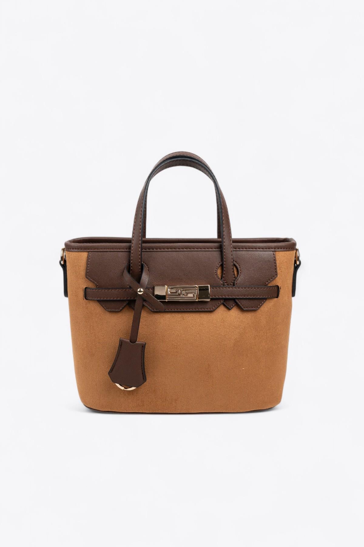 Silver & Polo SP1185 Kadın El Çantası Taba-Kahve