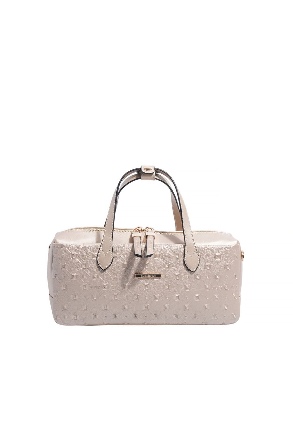Silver & Polo SP1276 Kadın El Çantası Logolu Nut-S.Nut