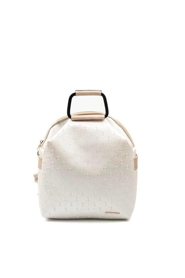 Silver & Polo SP771 Kadın Sırt Çantası Logolu Sedef-S.Nut