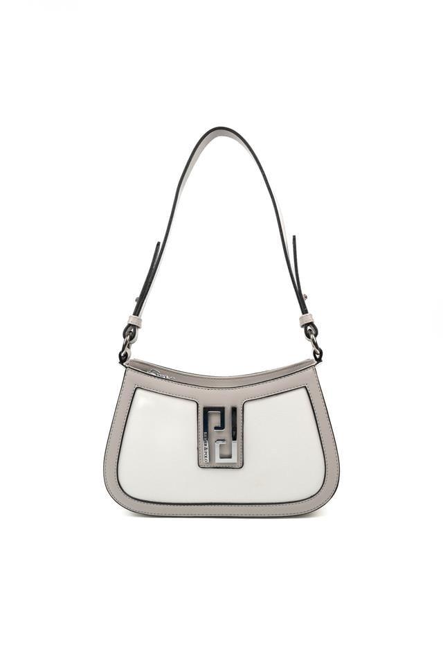 Silver & Polo SP1132 Kadın Çapraz Çanta Düz Beyaz-A.Gri