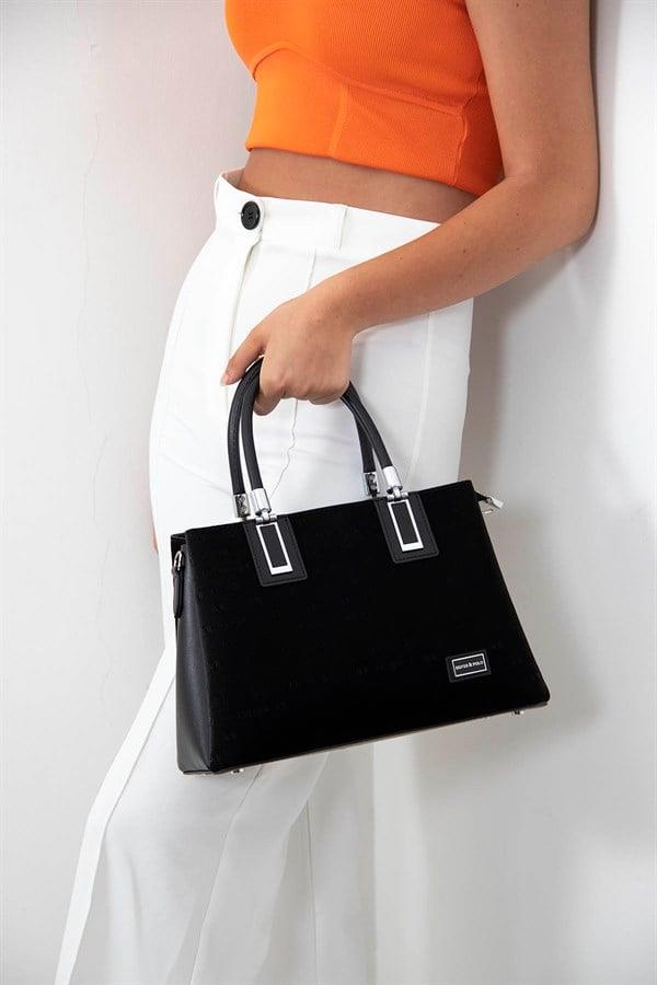 Silver & Polo SP1000 Kadın El Çantası Fashion Siyah