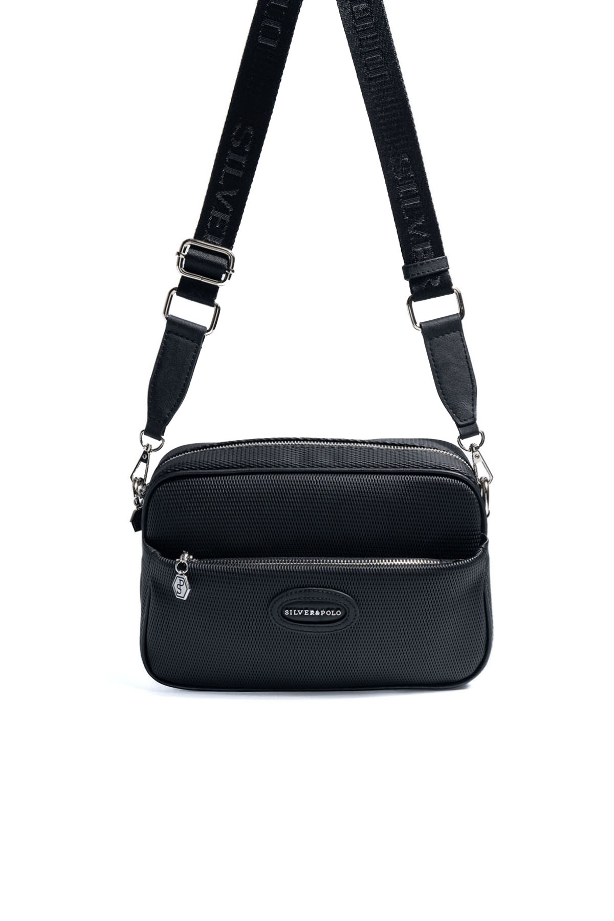 Silver & Polo SP1267 Kadın Çapraz Çanta Petek Siyah