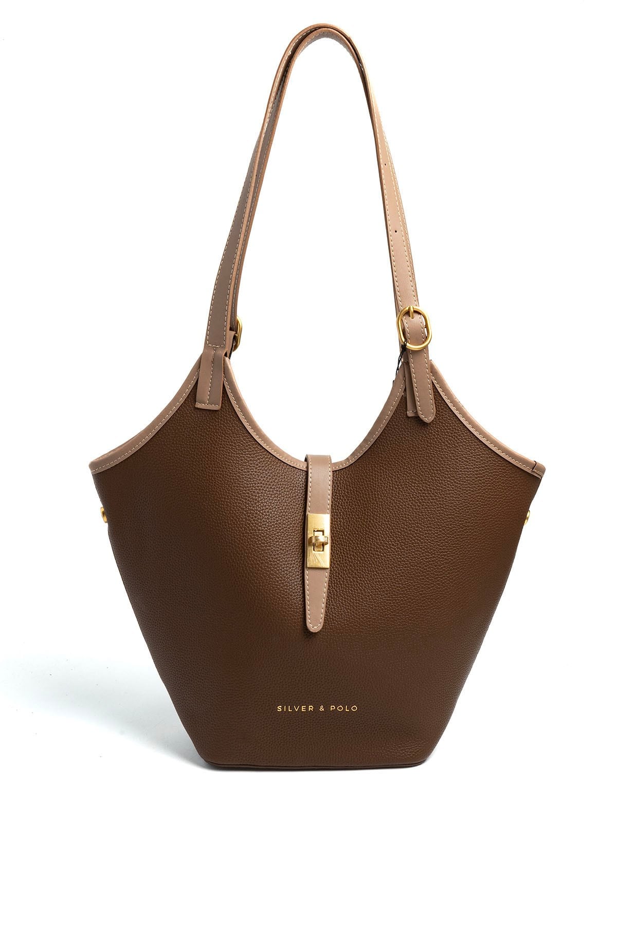 Silver & Polo 1246 Kadın Omuz Çantası  Kahve