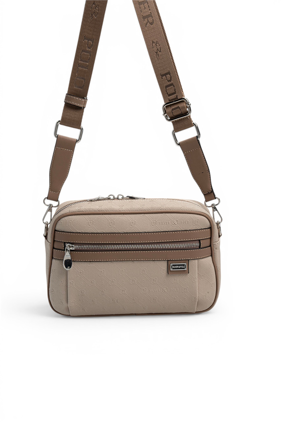 Silver Polo SP1280 Kadın Çapraz Çanta Fashion Bej-Latte