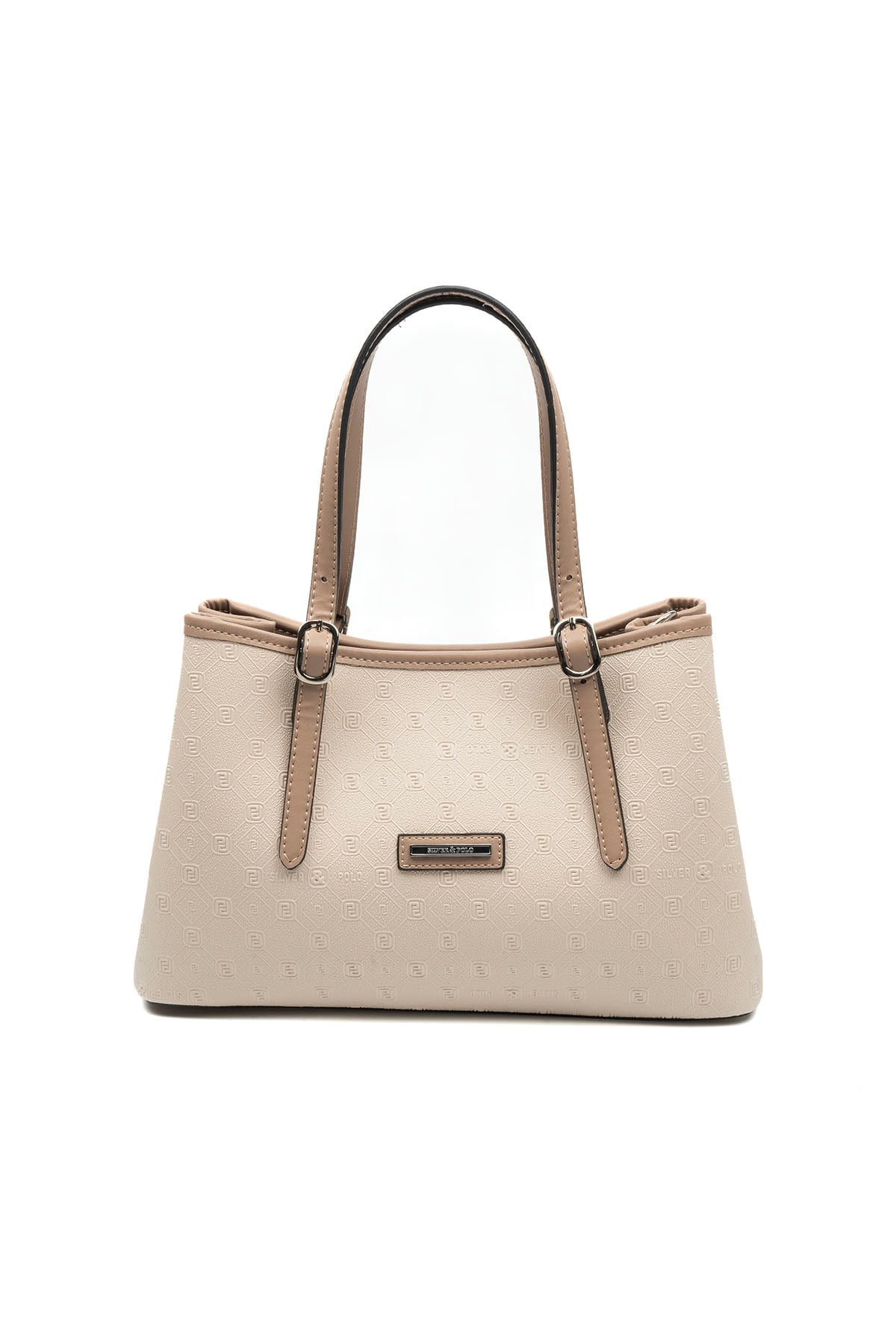 Silver & Polo SP1252 Kadın El Çantası Fashion Bej-Latte