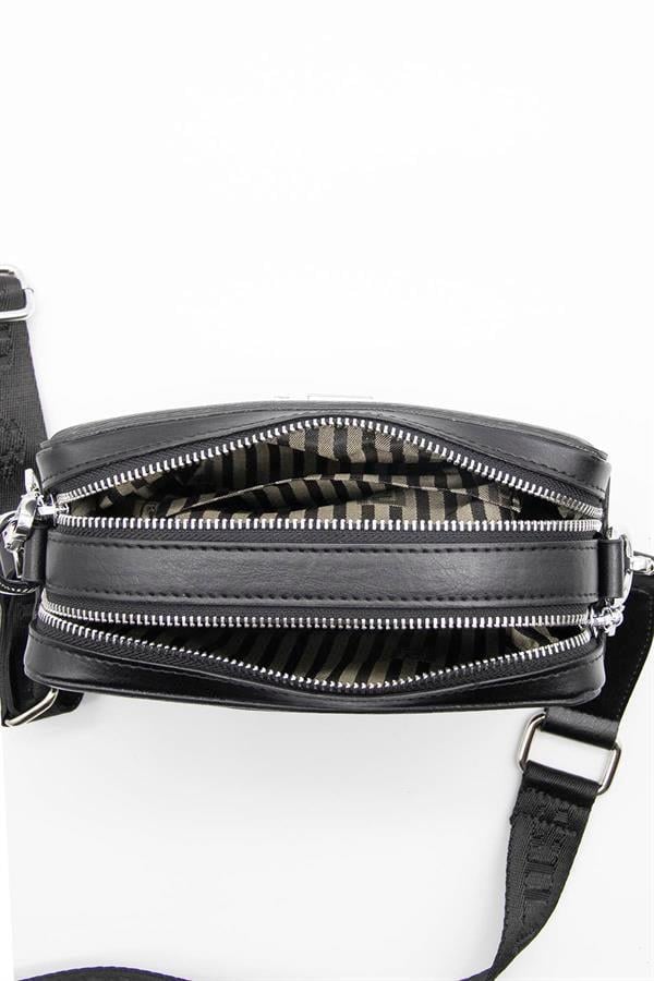 Silver & Polo SP1078 Kadın Çapraz Çanta Logolu Lacivert-Lacivert
