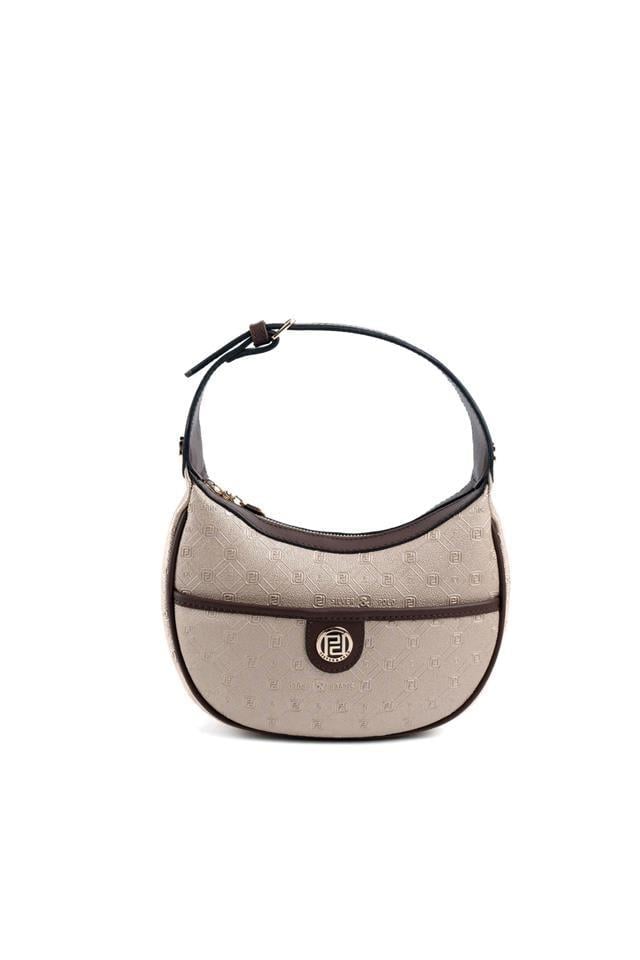 Silver & Polo SP1194 Kadın Omuz Çantası Logolu Nut-Kahve