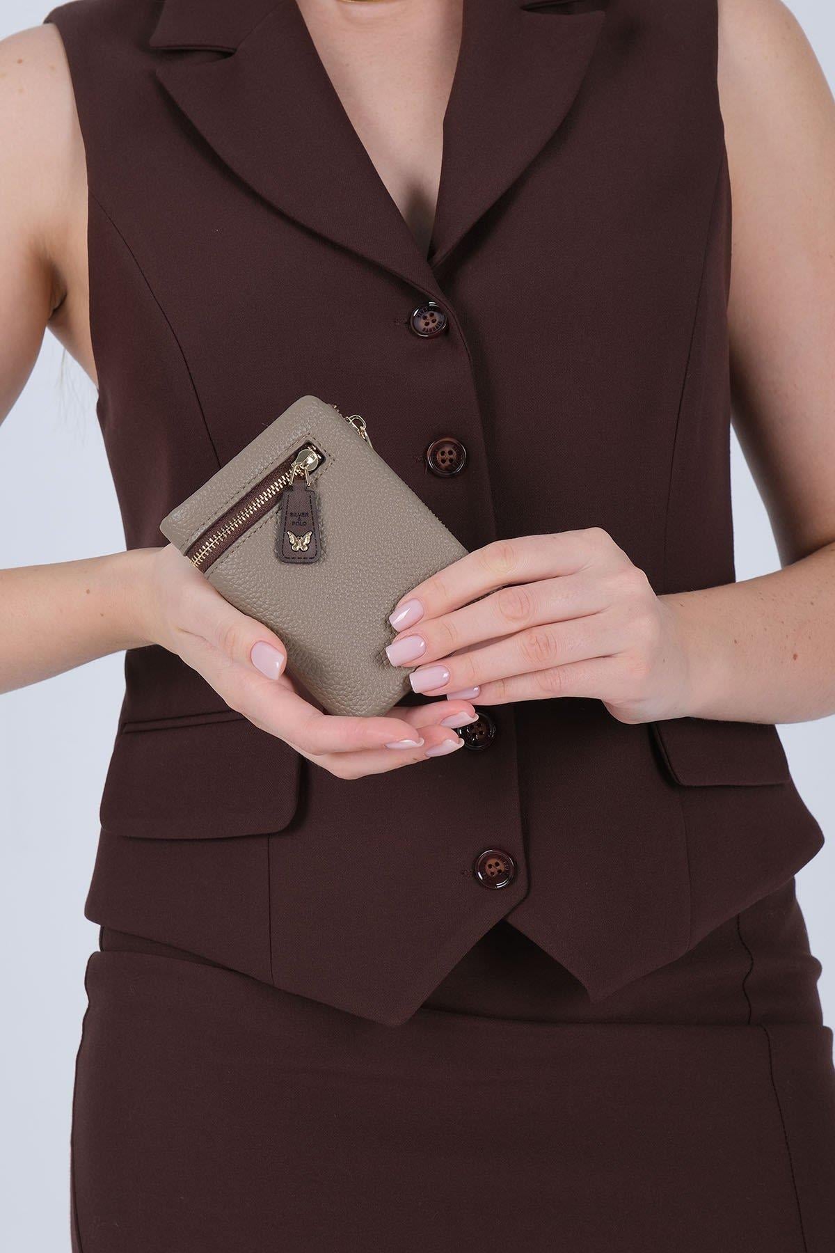 SP1197 Cüzdan & Kartlık  Vizon