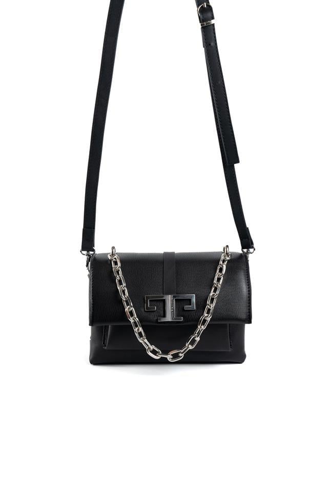 Silver & Polo SP1148 Kadın Çapraz Çanta Düz Siyah