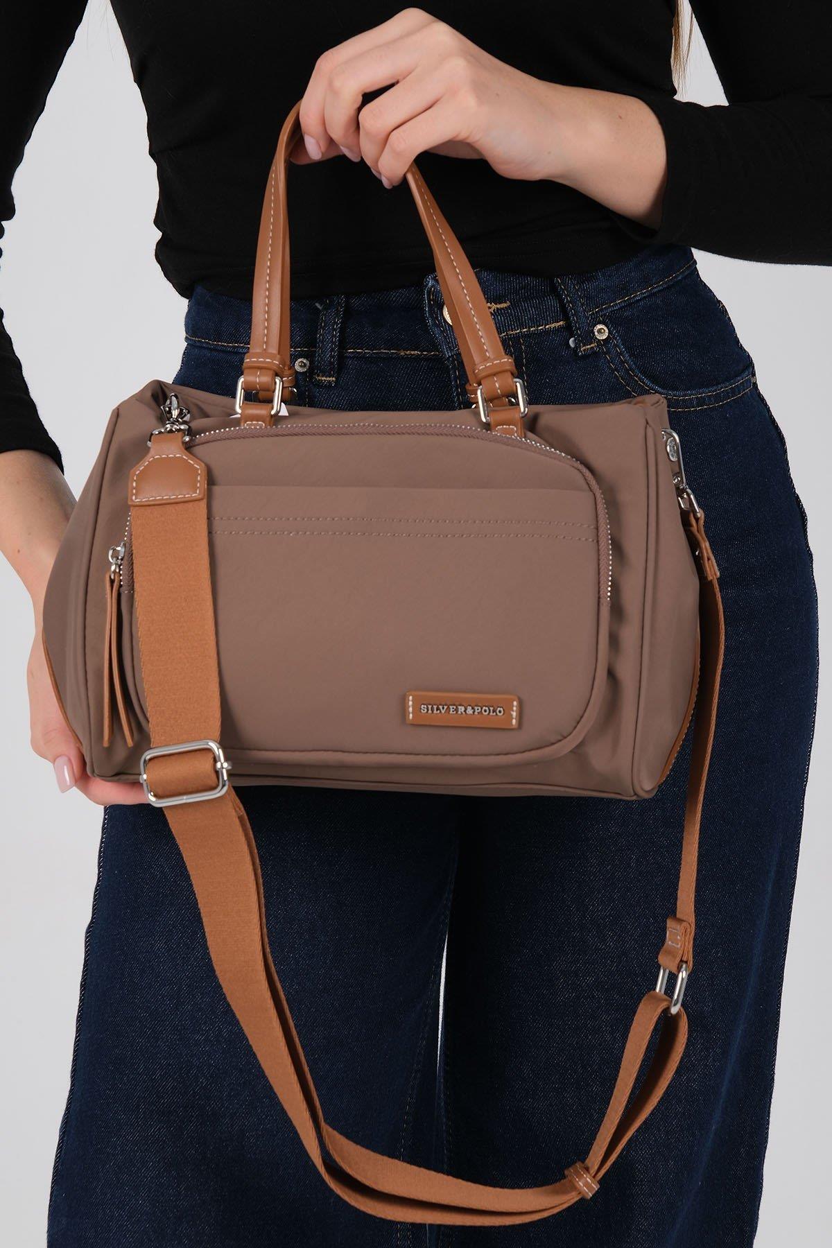 Silver & Polo SP1227 Kadın Omuz Çantası  Kahve-Taba