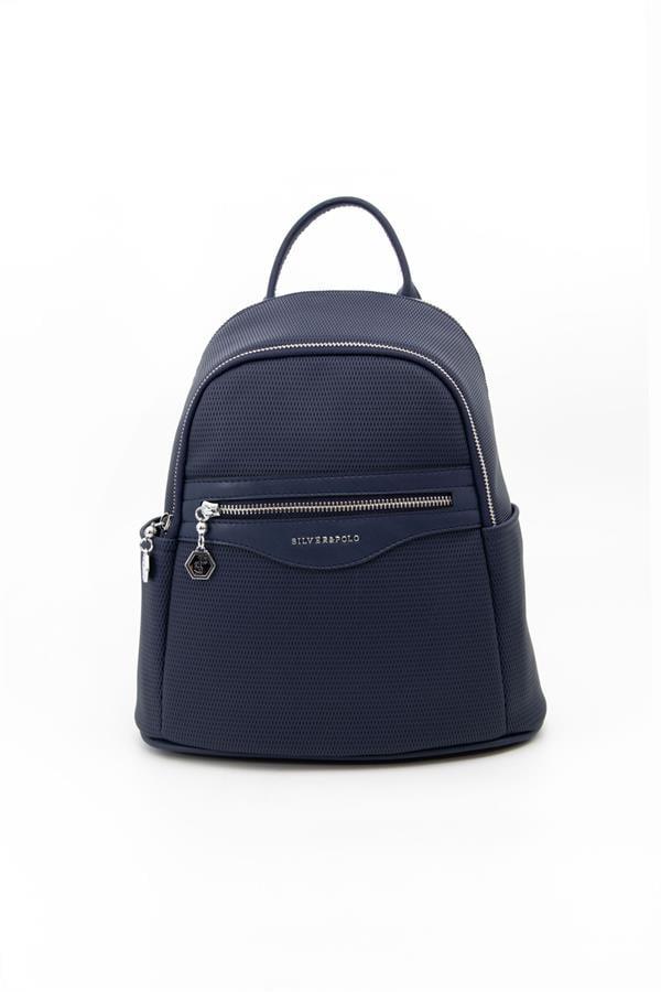 Silver & Polo SP1161 Kadın Sırt Çantası Petek Lacivert