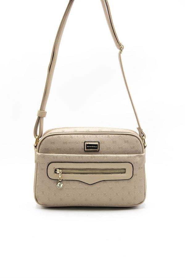 Silver & Polo SP491 Kadın Çapraz Çanta Logolu Nut-S.Nut