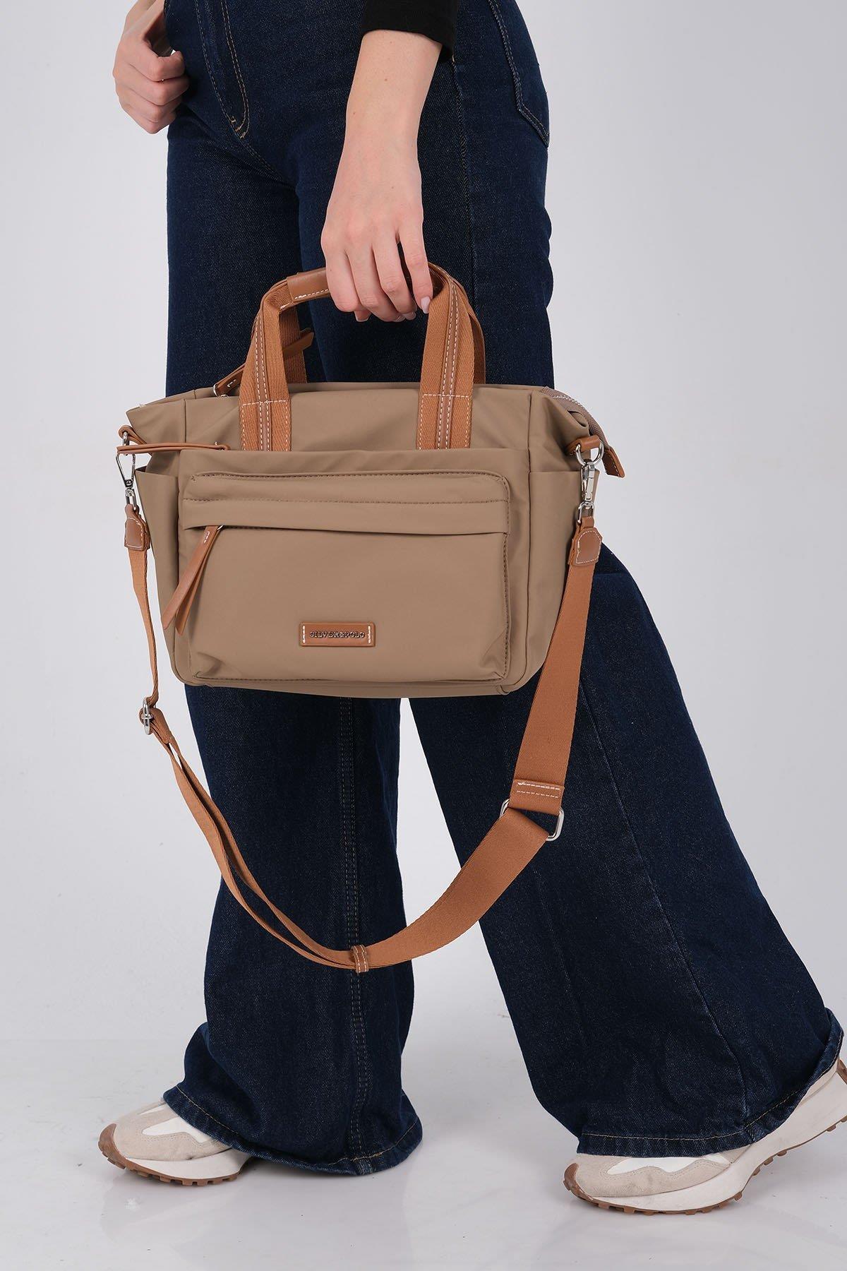 1230 Kadın El Çantası  Vizon-Taba