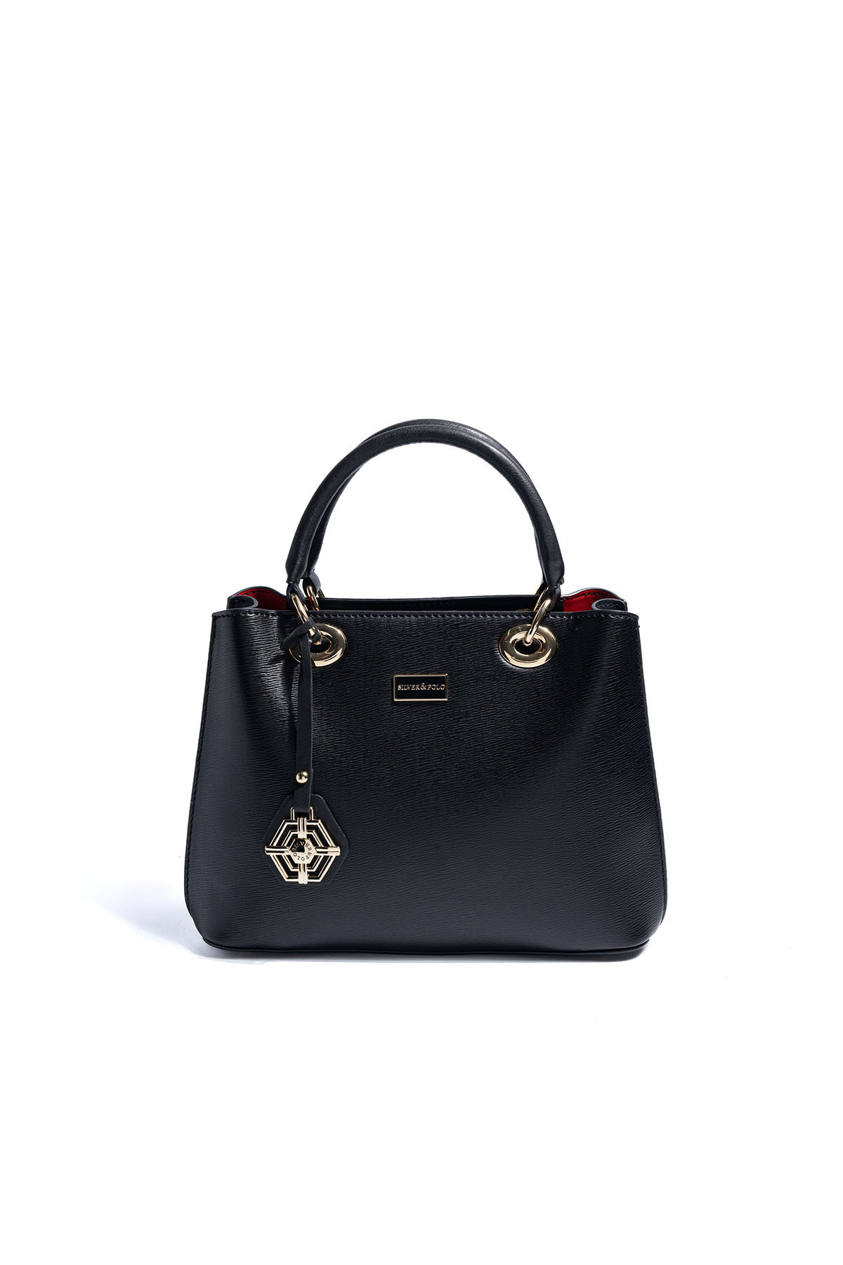 Silver & Polo SP1272 Kadın El Çantası Düz Siyah