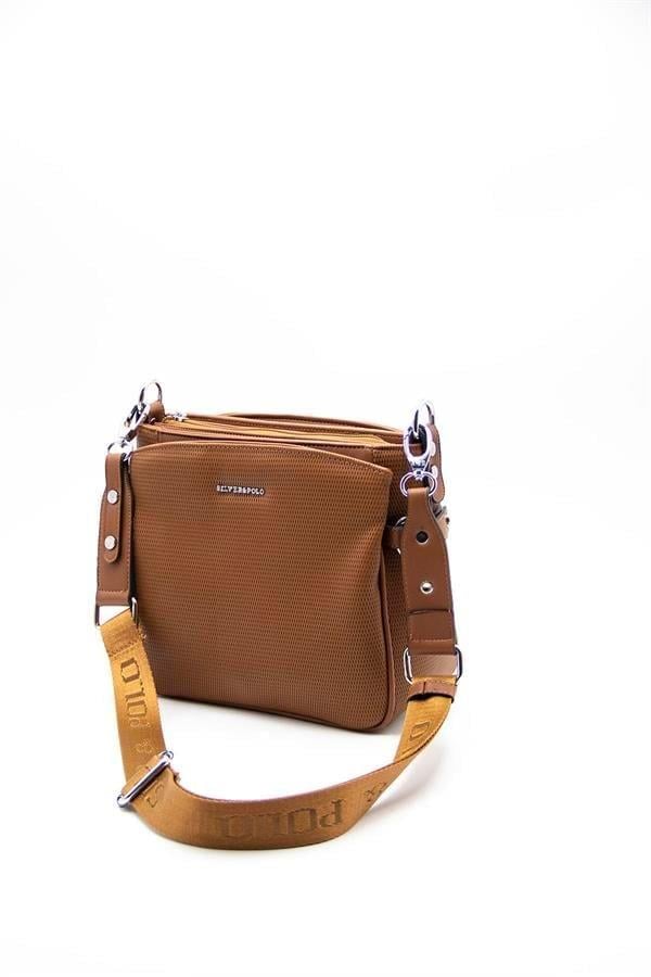 Silver & Polo SP884 Kadın Çapraz Çanta Petek Taba