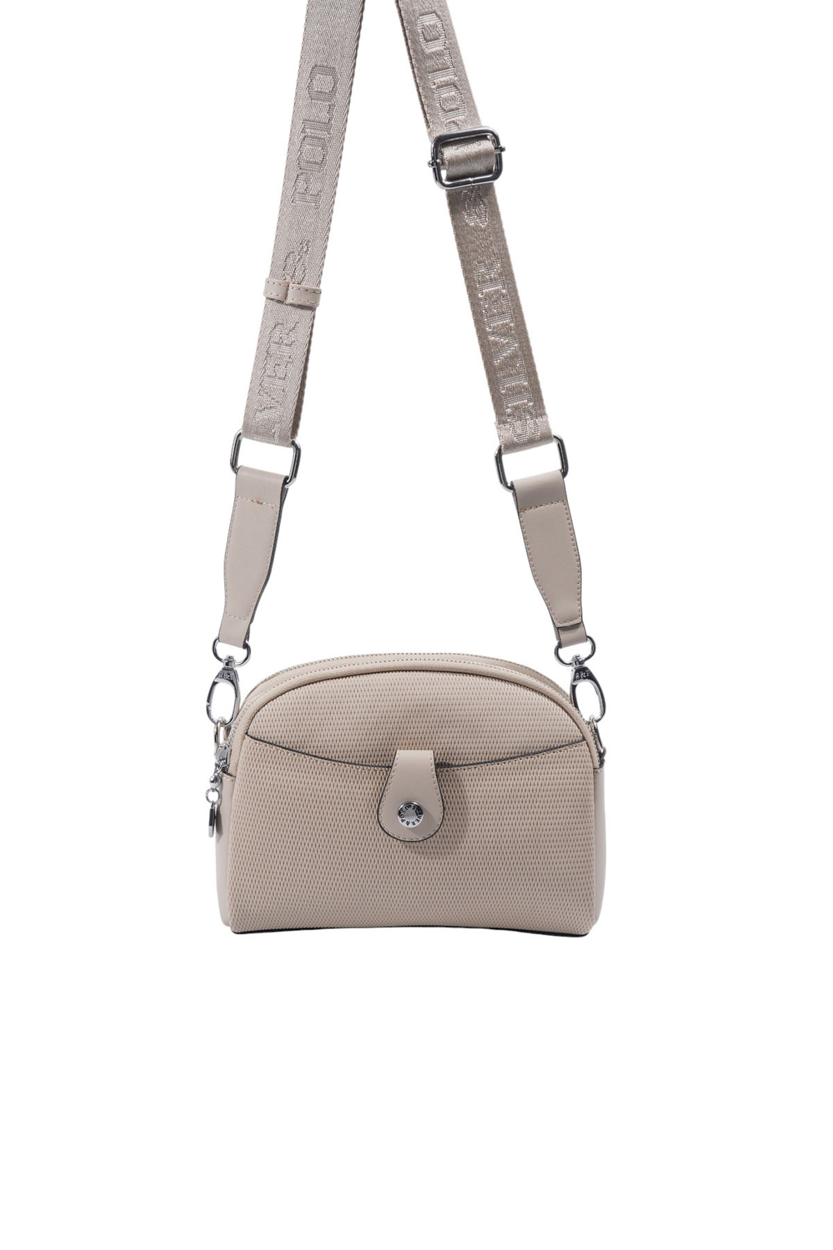 Silver & Polo SP1144 Kadın Çapraz Çanta Petek Kum Beji