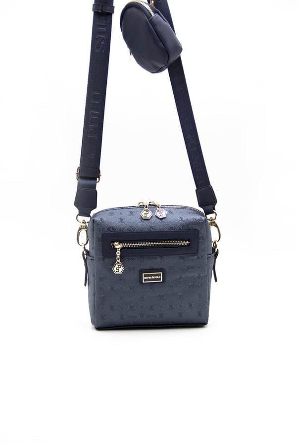 Silver & Polo SP1038 Kadın Çapraz Çanta Logolu Lacivert