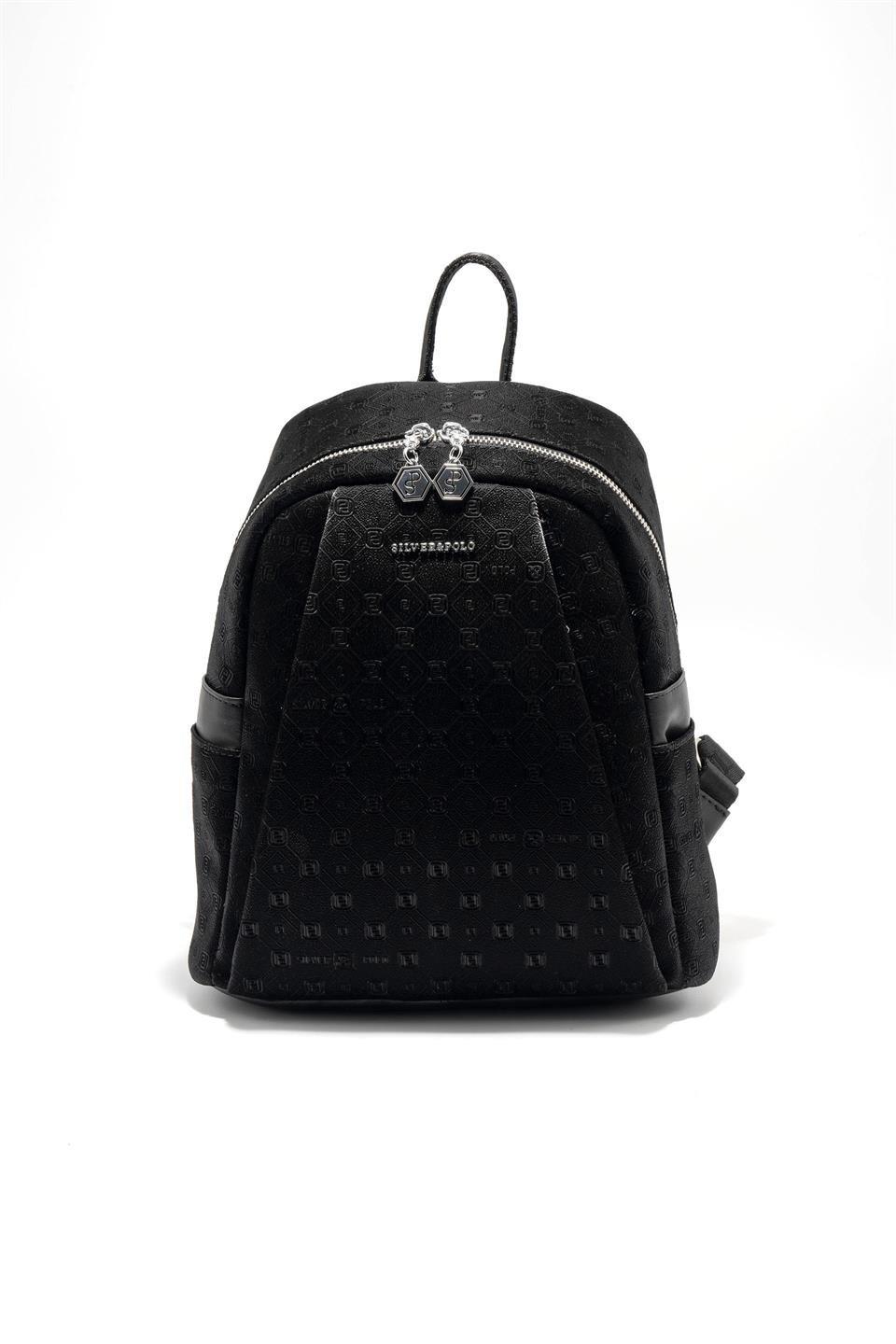 Silver & Polo SP926 Kadın Sırt Çantası Fashion Siyah