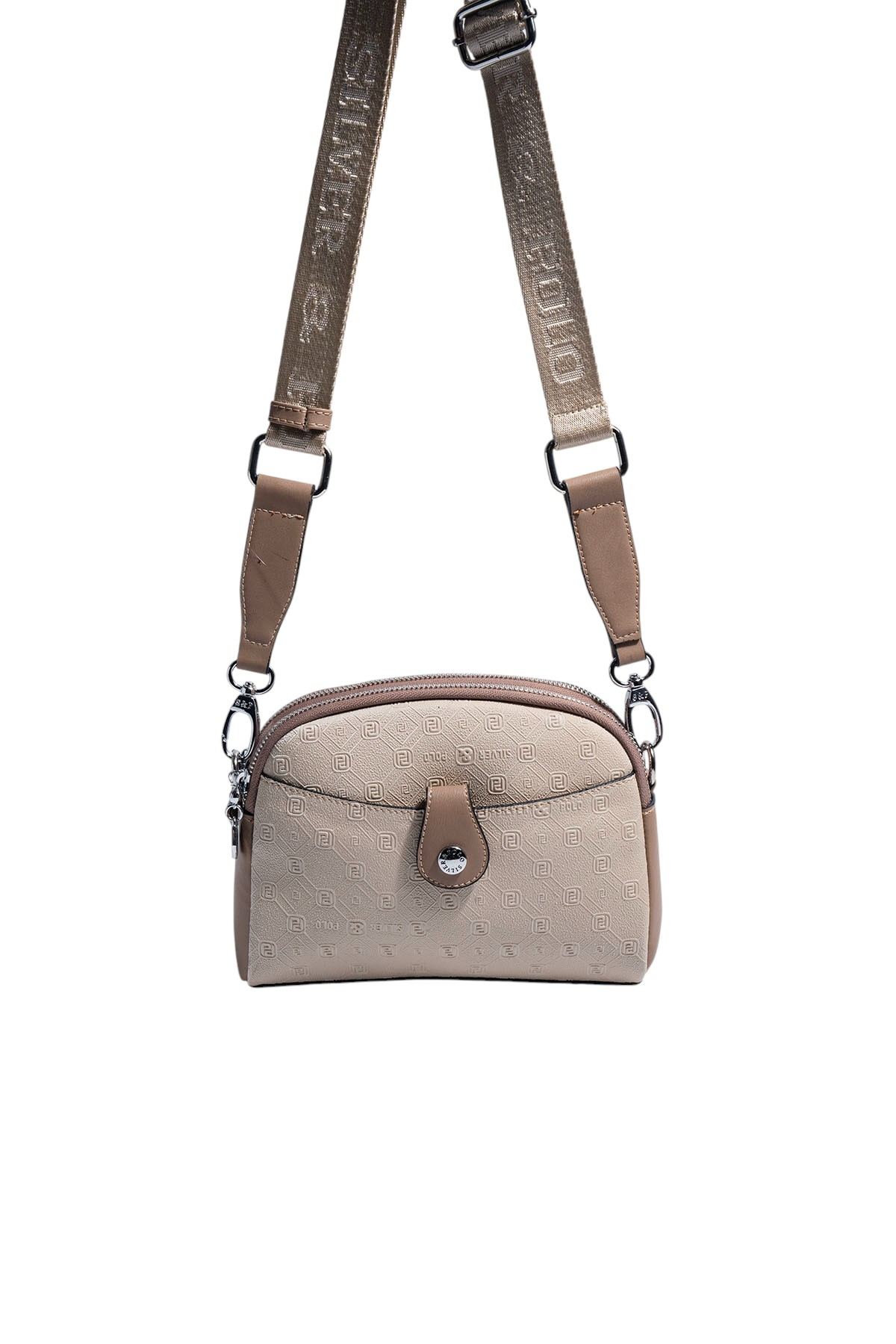 Silver & Polo SP1144 Kadın Çapraz Çanta Fashion Bej-Latte