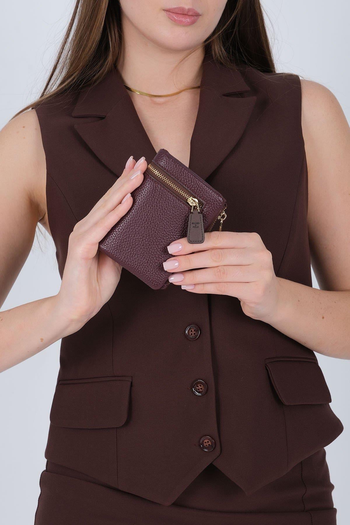 SP1197 Cüzdan & Kartlık  Bordo