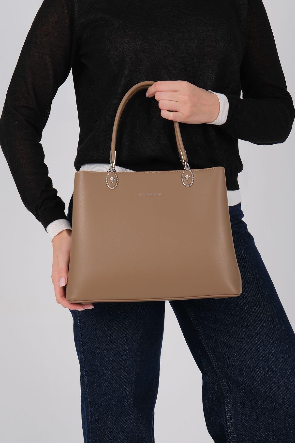 1234 Kadın El Çantası  Bej