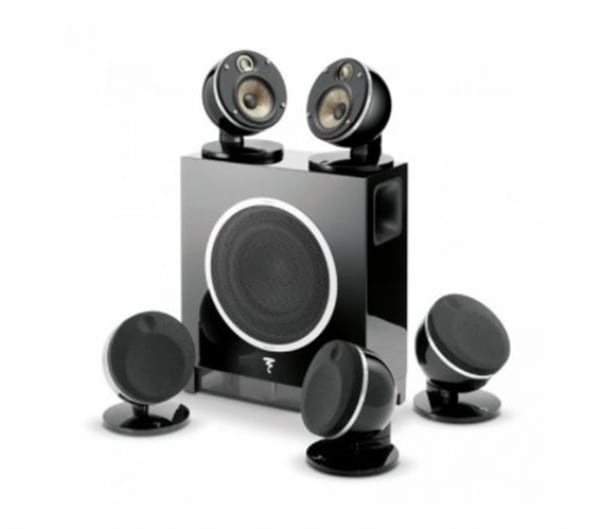 Focal Dome Pack 5.1 Flax & Subair Siyah Hoparlör Sistemi