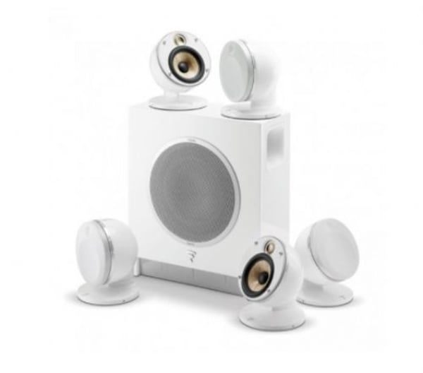 Focal Dome Pack 5.1 Flax & Subair Beyaz Hoparlör Sistemi
