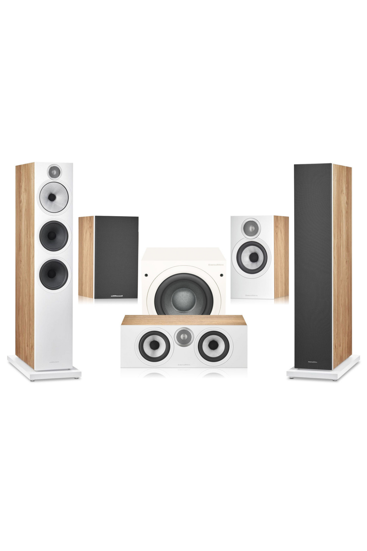 Bowers & Wilkins 600 S3 Serisi 5.1 Paket Sistem Oak