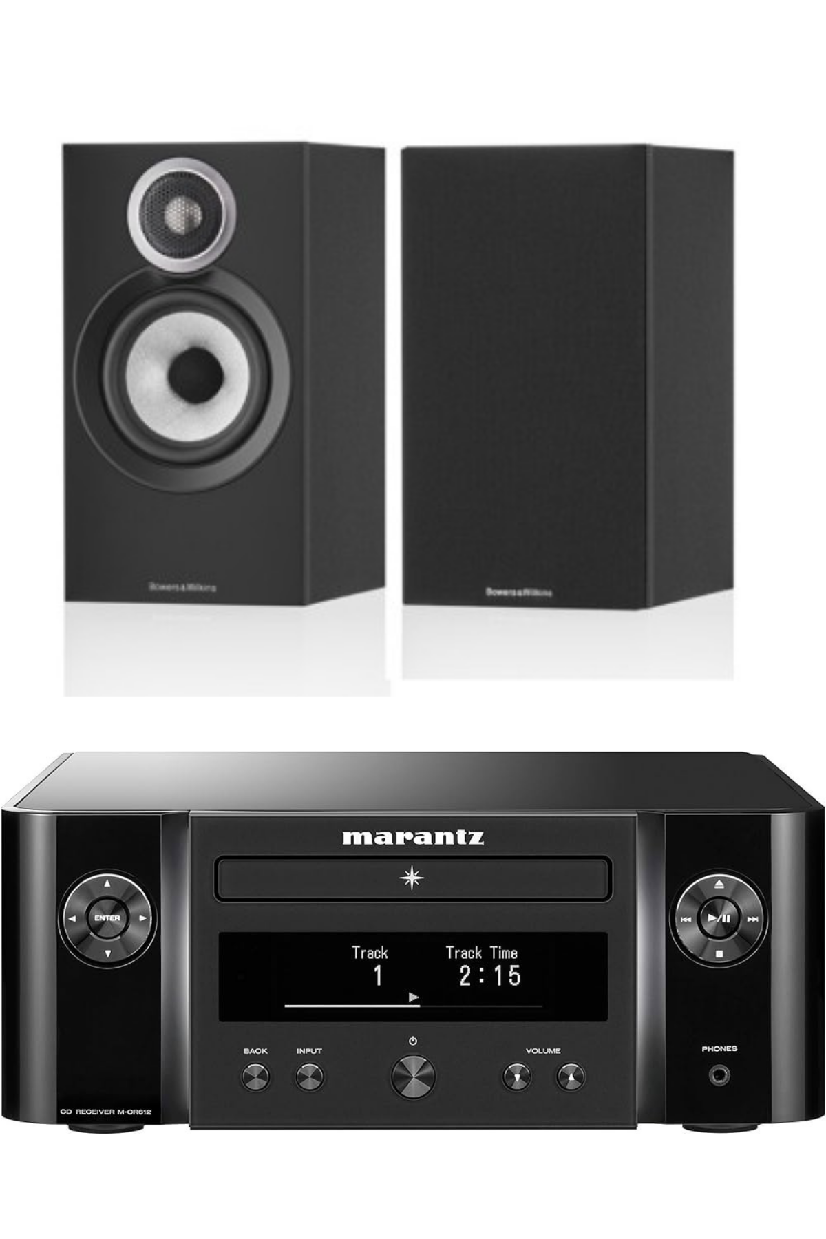 Bowers & Wilkins 607 S3 Siyah | Marantz M-CR612 Siyah Paket Sistem