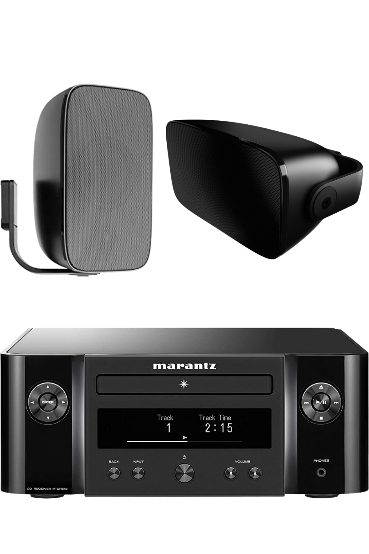 Bowers & Wilkins AM-1 | Marantz M-CR612 Stereo Sistem Siyah