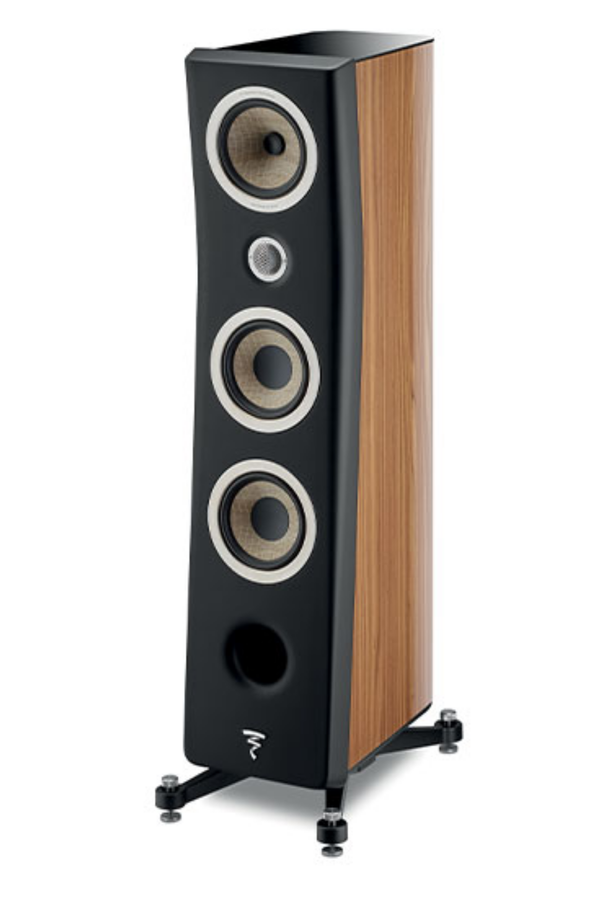 Focal Kanta No3 Hi-Fi Kule Hoparlör Walnut High Gloss - Black Mat